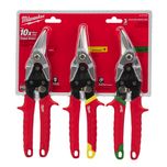 MILWAUKEE METAL SNIPS - 3 PIECES SET